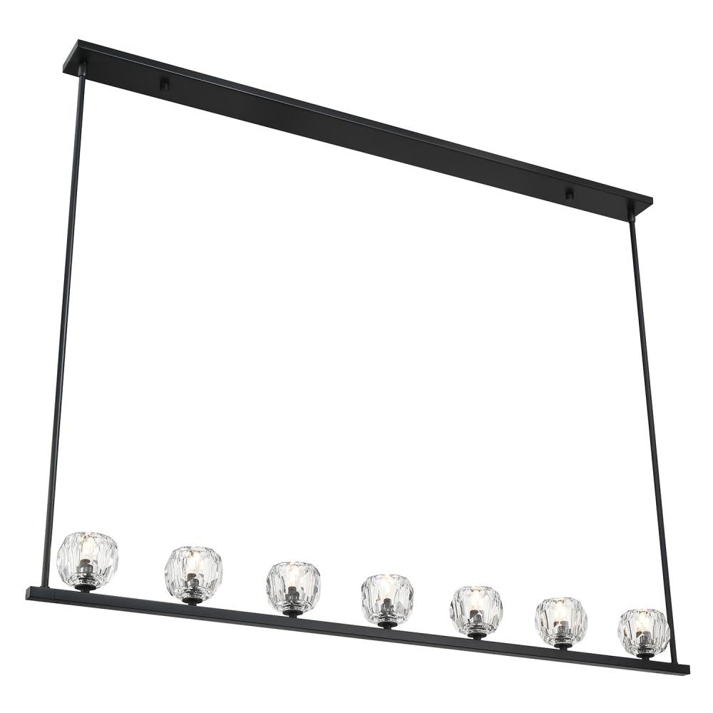 Crystorama ARAGON ARA-10267-MK Chandelier Contemporary - Matte Black