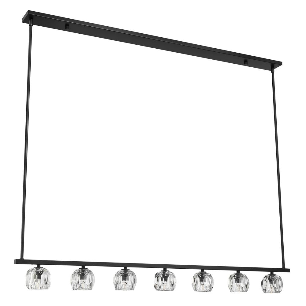 Crystorama ARAGON ARA-10267-MK Chandelier Contemporary - Matte Black