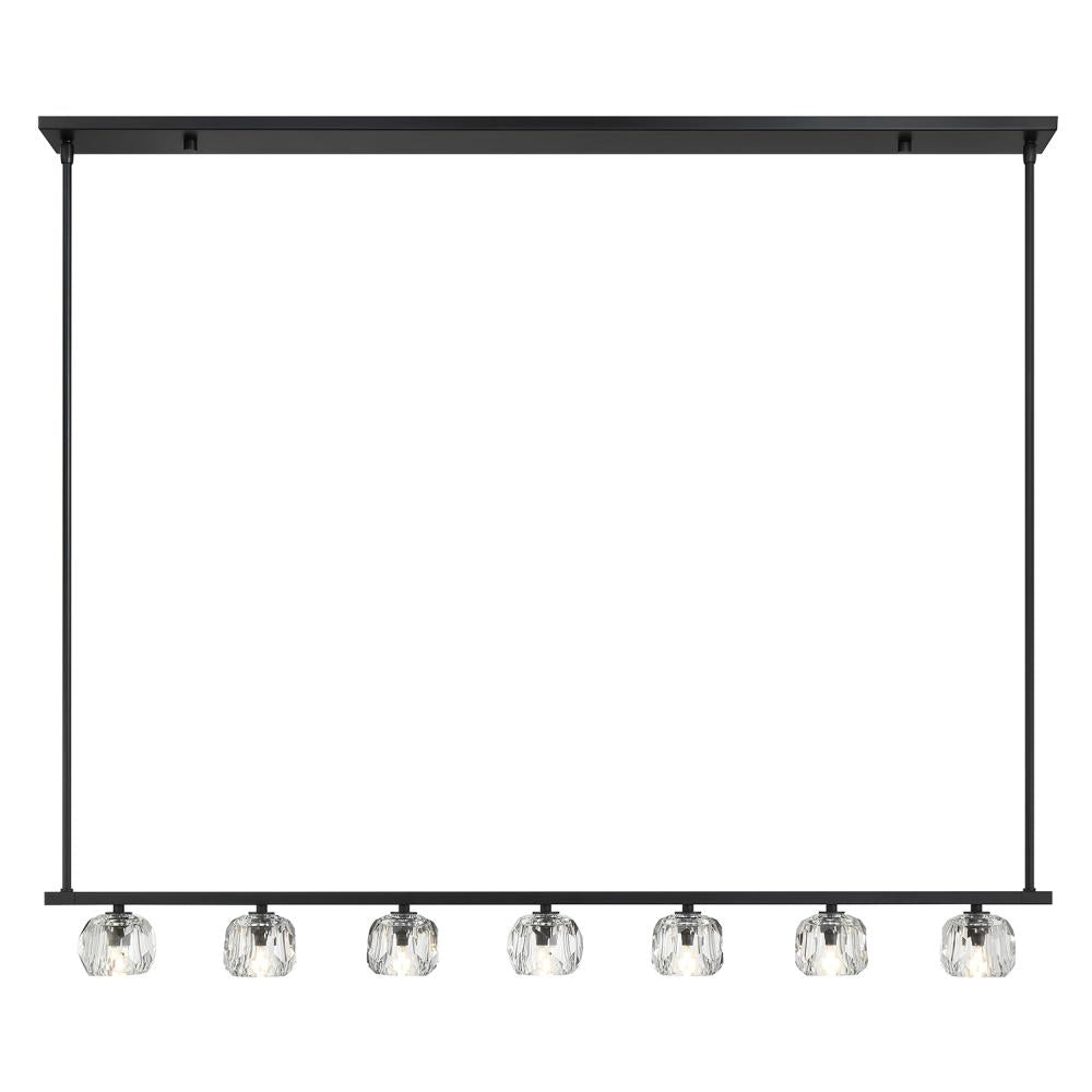 Crystorama ARAGON ARA-10267-MK Chandelier Contemporary - Matte Black