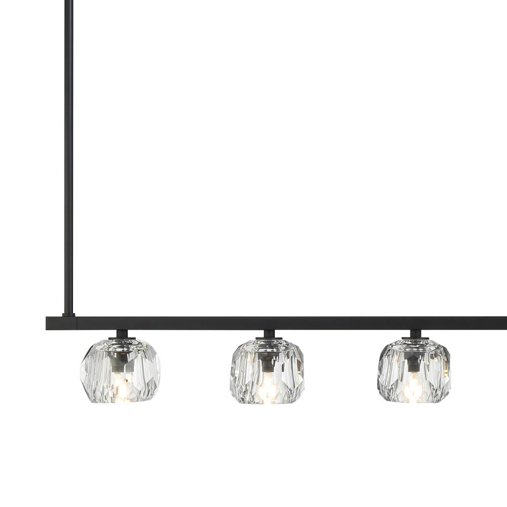 Crystorama ARAGON ARA-10267-MK Chandelier Contemporary - Matte Black