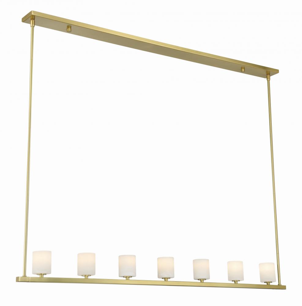 Crystorama ARAGON ARA-10267-SB-ST Chandelier Modern - Soft Brass