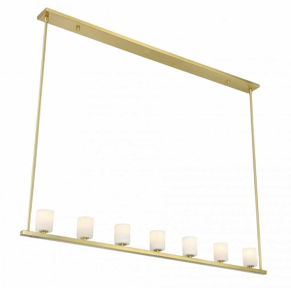 Crystorama ARAGON ARA-10267-SB-ST Chandelier Modern - Soft Brass