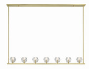 Crystorama Aragon ARA-10267-SB – 56 Inch – 7 Light – Chandelier – Soft Brass – Dry Rated