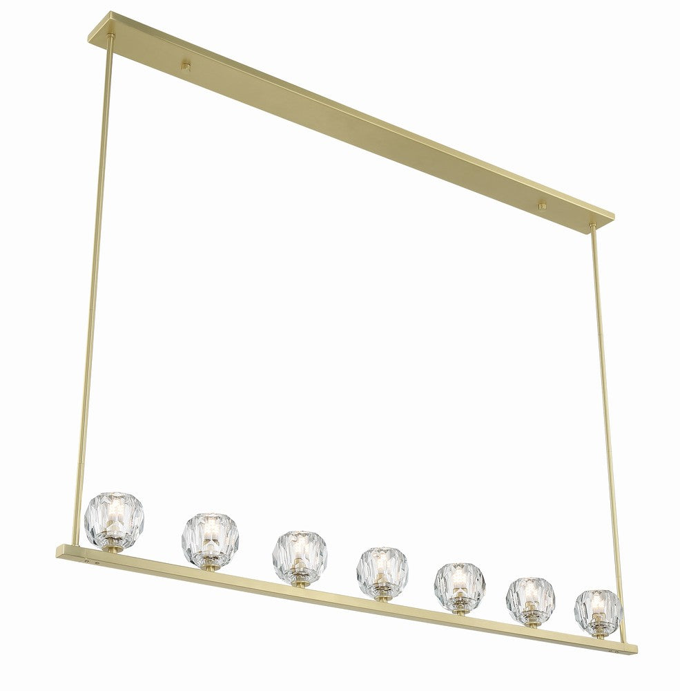 Crystorama ARAGON ARA-10267-SB Chandelier Modern - Soft Brass