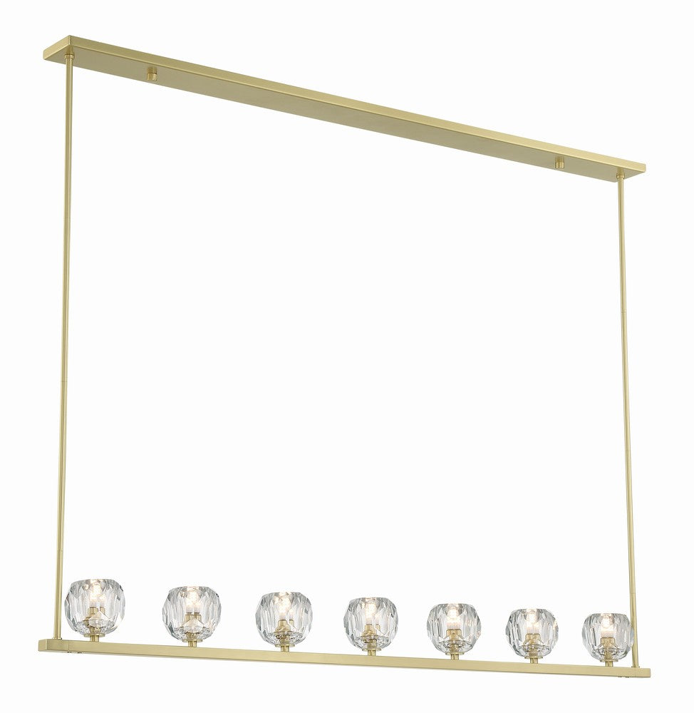 Crystorama ARAGON ARA-10267-SB Chandelier Modern - Soft Brass