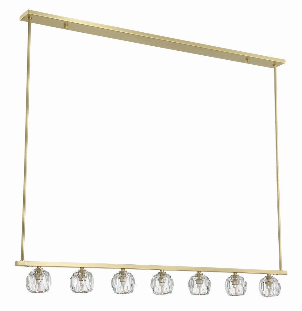 Crystorama ARAGON ARA-10267-SB Chandelier Modern - Soft Brass