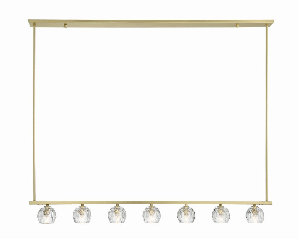 Crystorama ARAGON ARA-10267-SB Chandelier Modern - Soft Brass