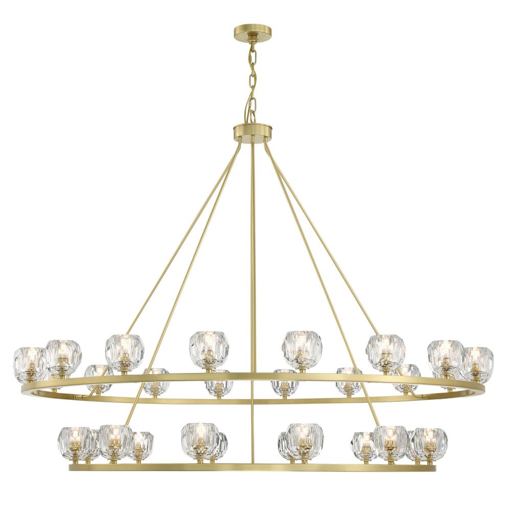 Crystorama ARAGON ARA-10269-SB Chandelier Modern - Soft Brass