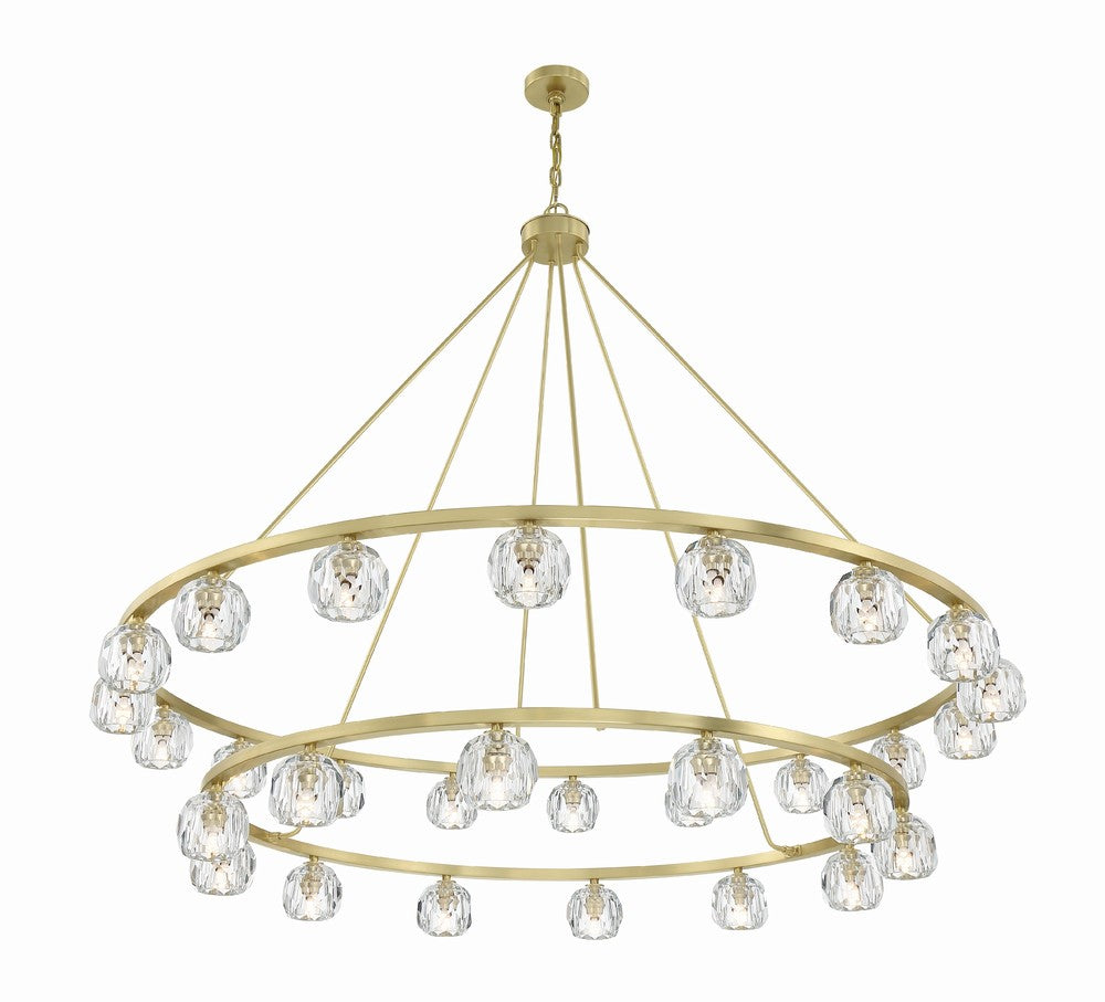 Crystorama ARAGON ARA-10269-SB Chandelier Modern - Soft Brass