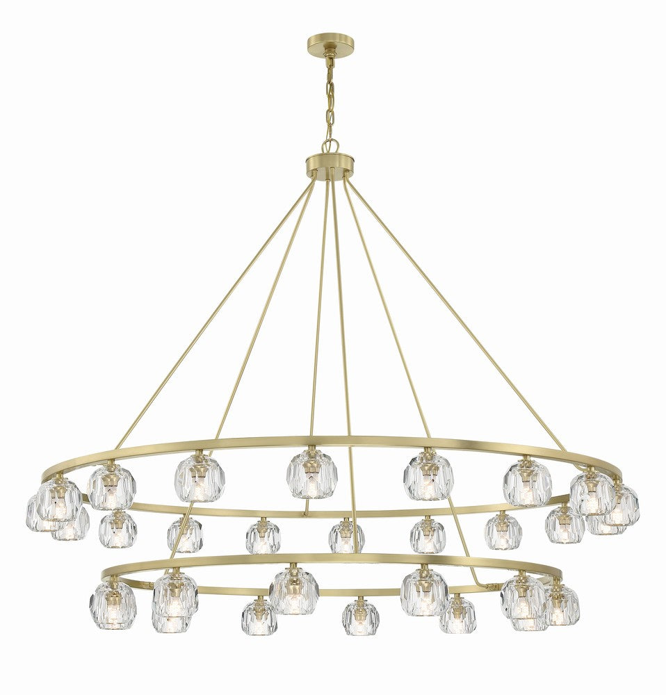 Crystorama ARAGON ARA-10269-SB Chandelier Modern - Soft Brass