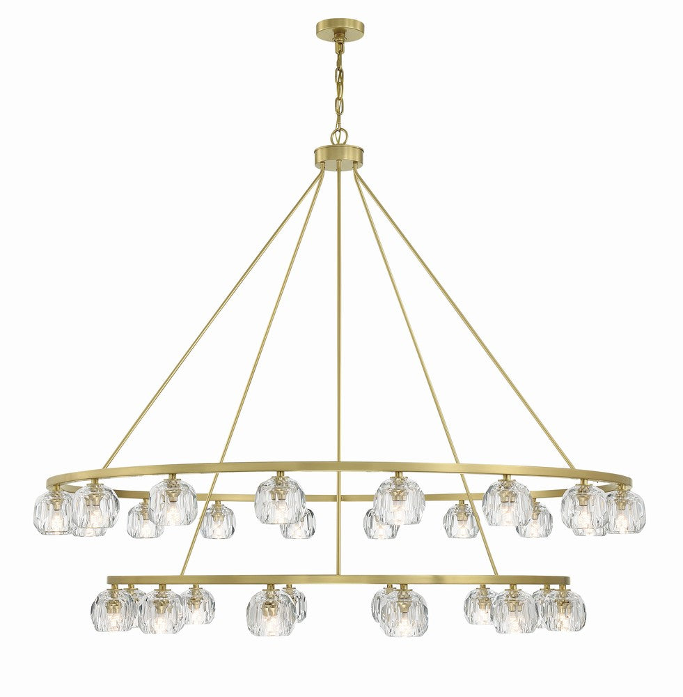 Crystorama ARAGON ARA-10269-SB Chandelier Modern - Soft Brass