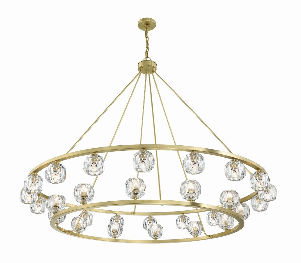 Crystorama ARAGON ARA-10269-SB Chandelier Modern - Soft Brass