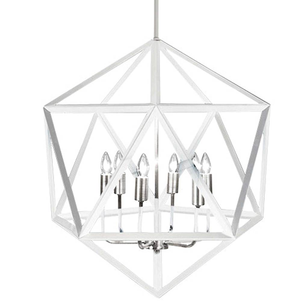 Dainolite ARCHELLO ARC-226C-WH-SC Chandelier Contemporary - Matte White