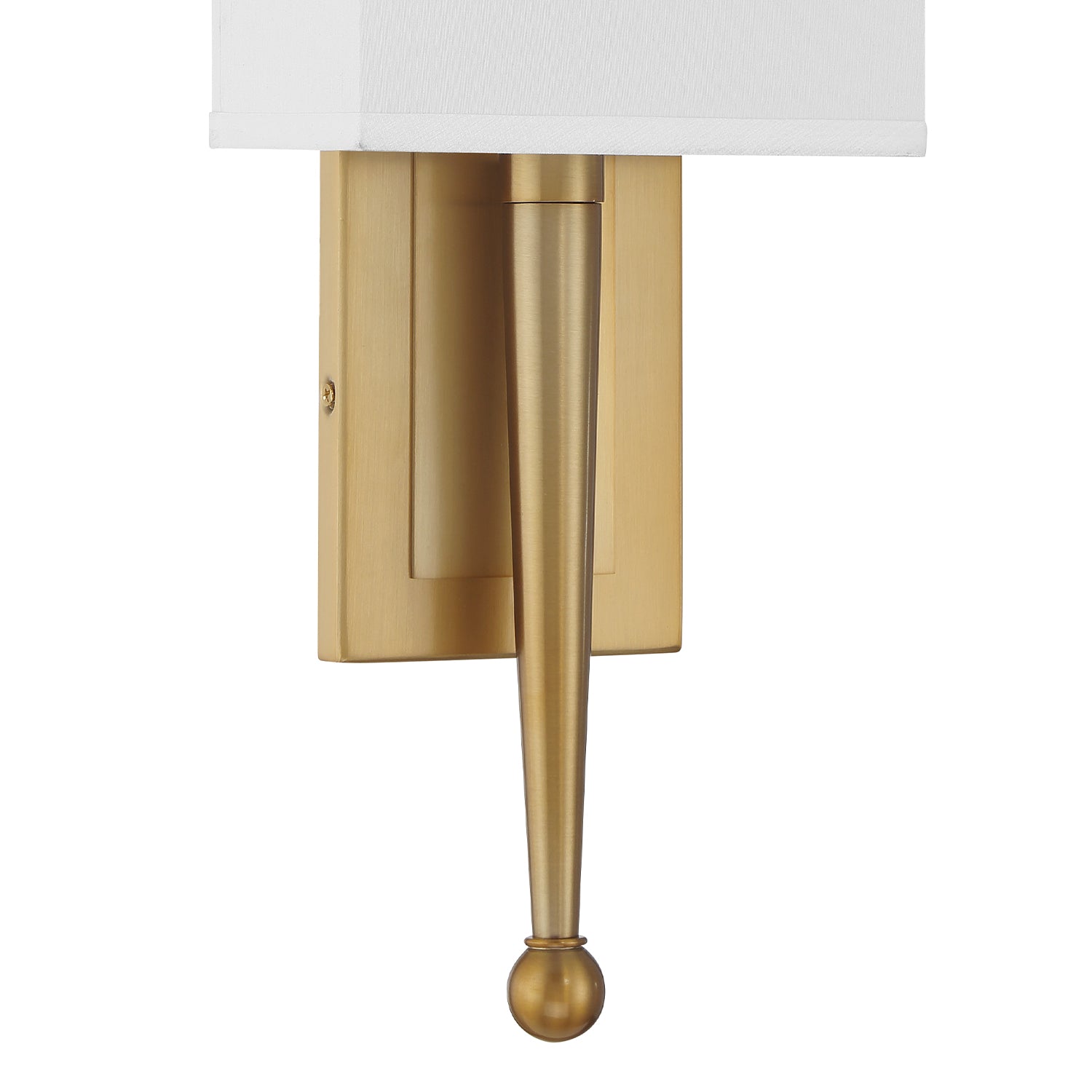 Crystorama Ardson ARD-832-VG – 7 Inch – 1 Light – Sconce – Vibrant Gold – Damp Rated