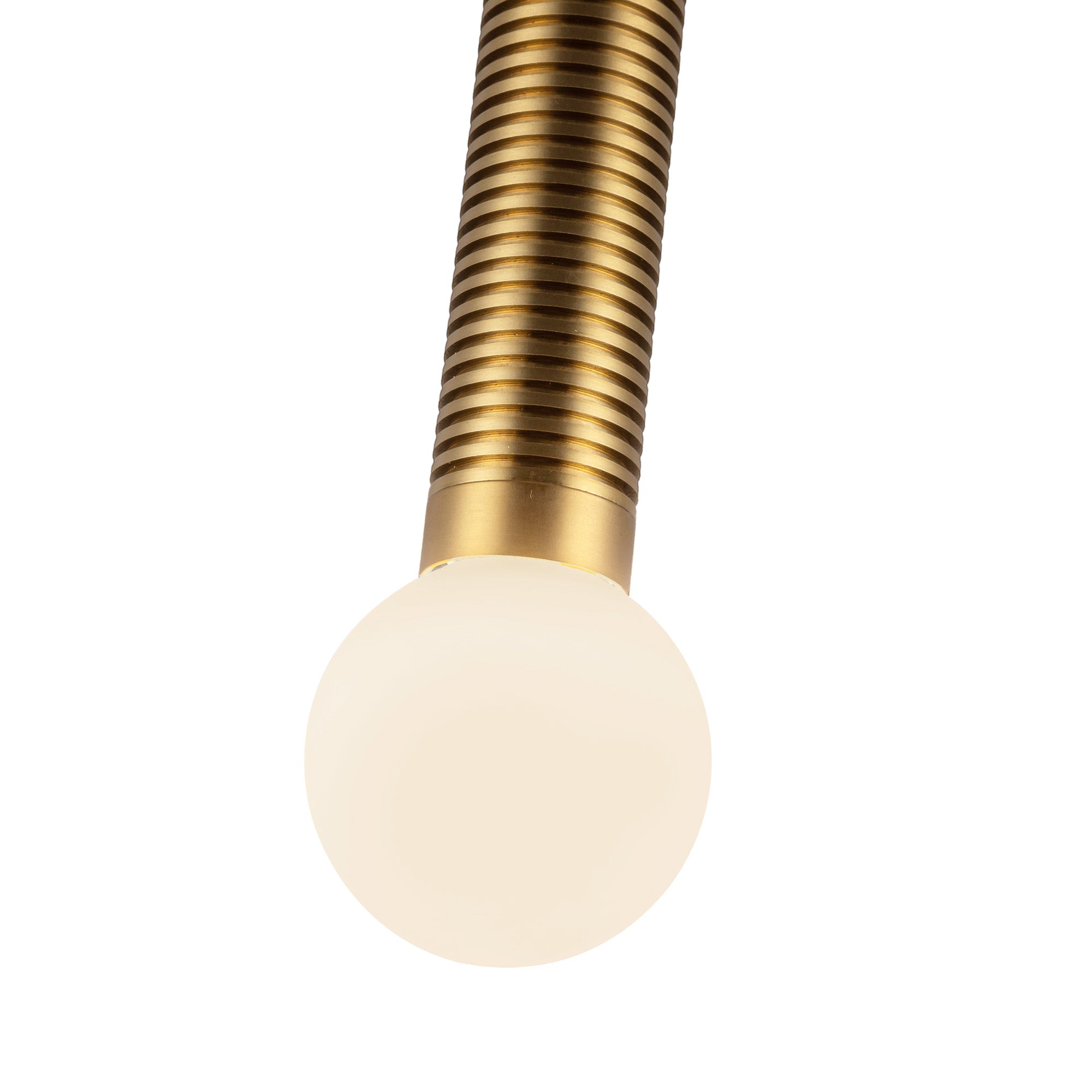 Arden 14-in Brushed Gold/Opal Glass LED Wall/Vanity Light