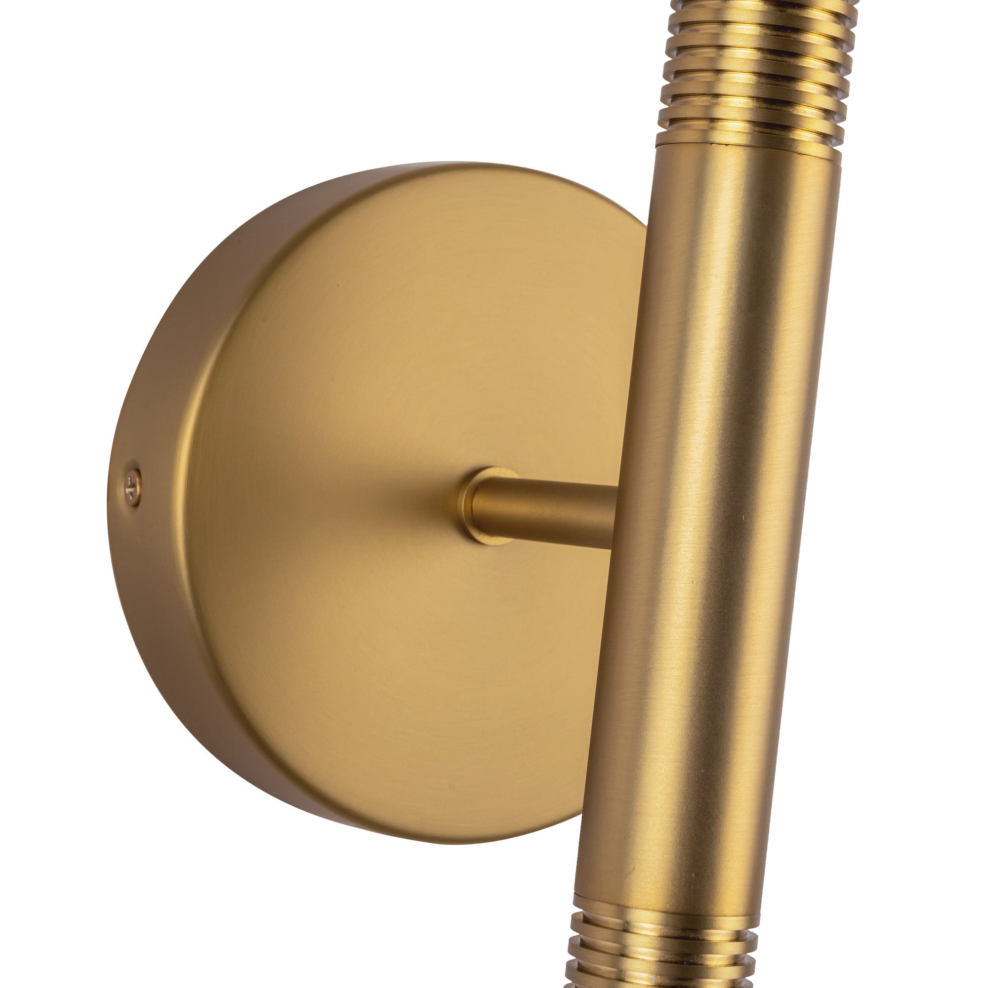 Arden 23-in Brushed Gold/Opal Glass LED Wall/Vanity Light