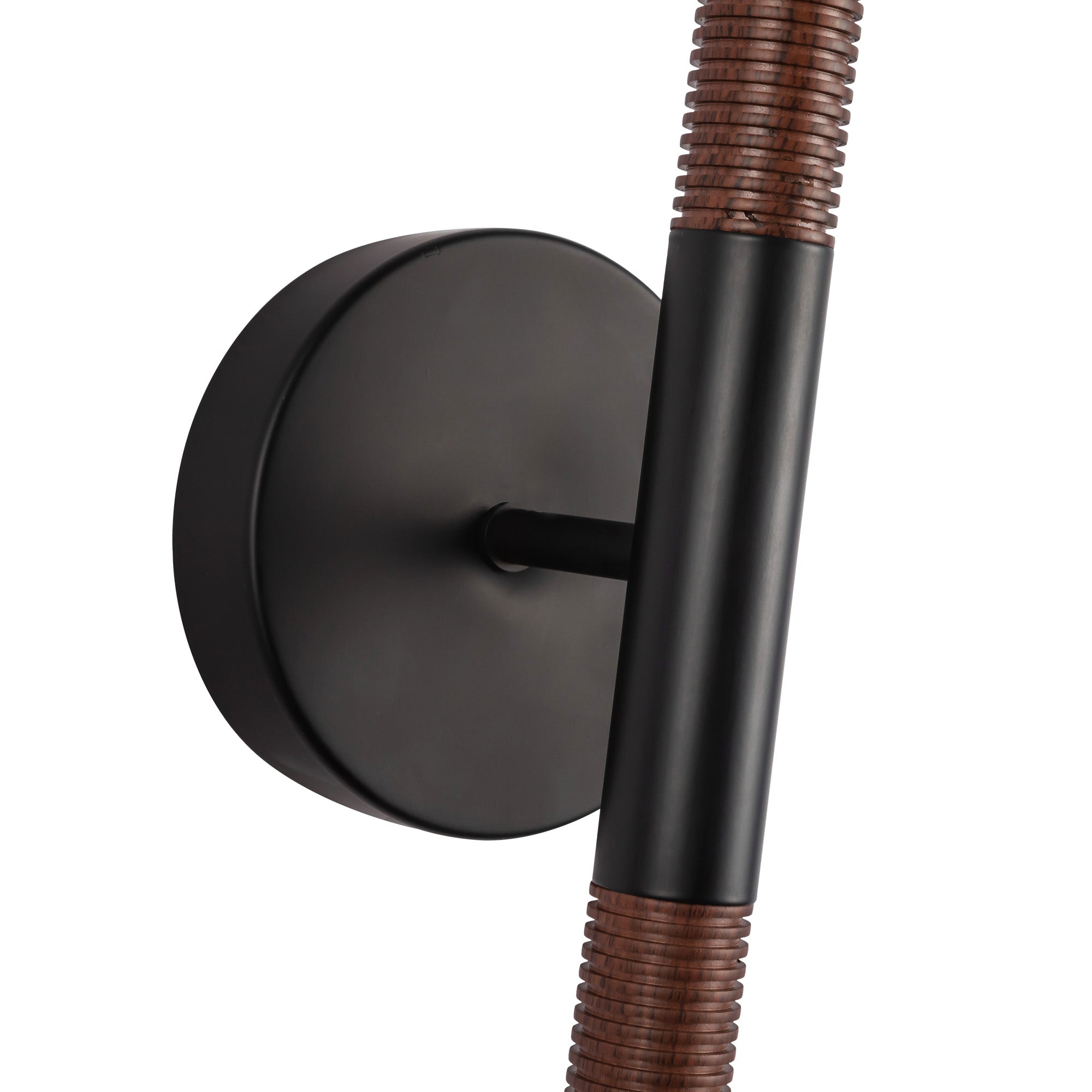 Arden 23-in Matte Black/Opal Glass LED Wall/Vanity Light