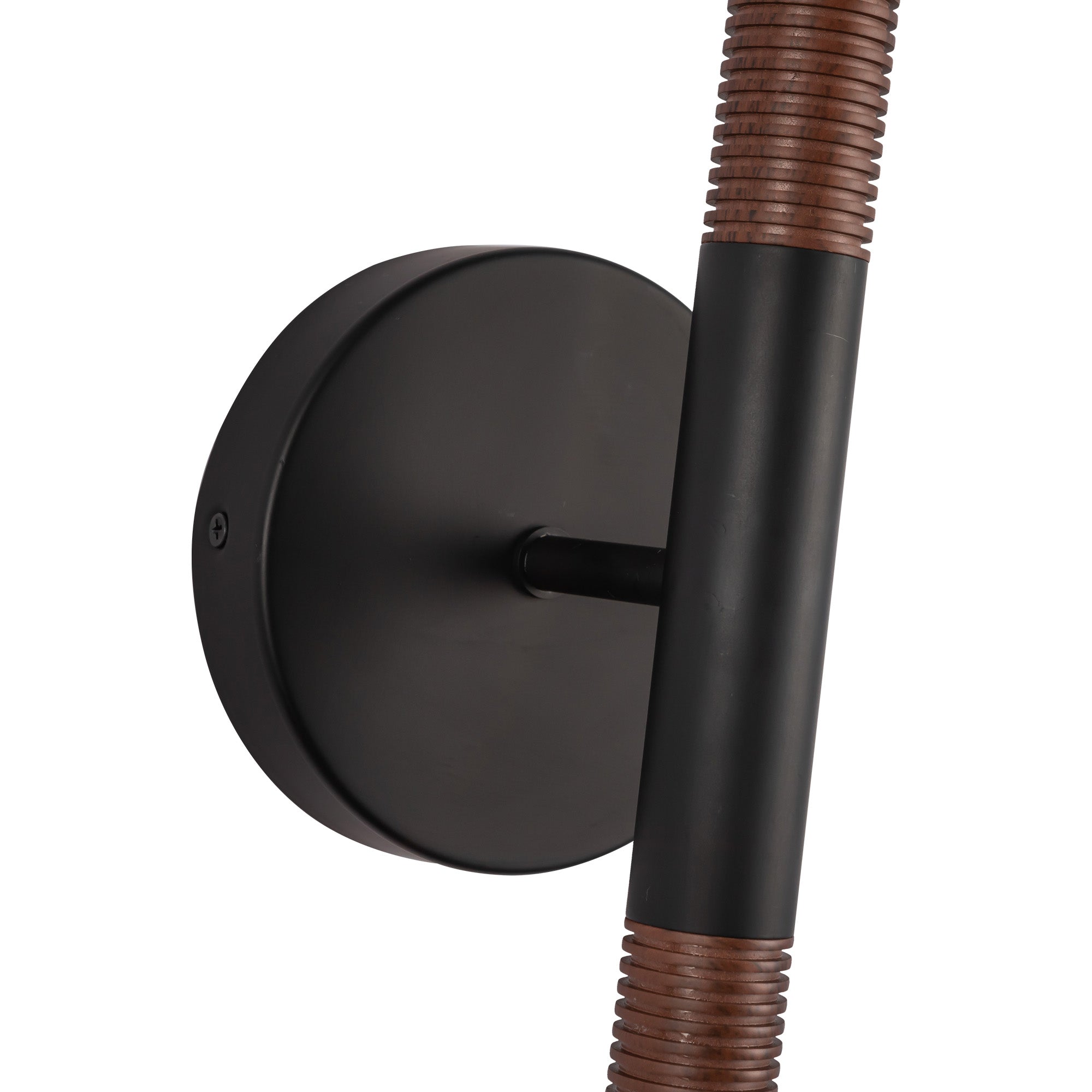 Arden 23-in Matte Black/Opal Glass LED Wall/Vanity Light