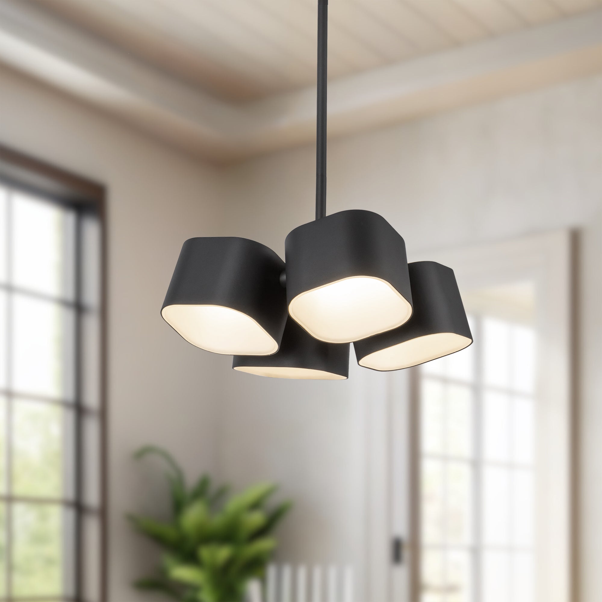 Arena 11-in Black LED Pendant
