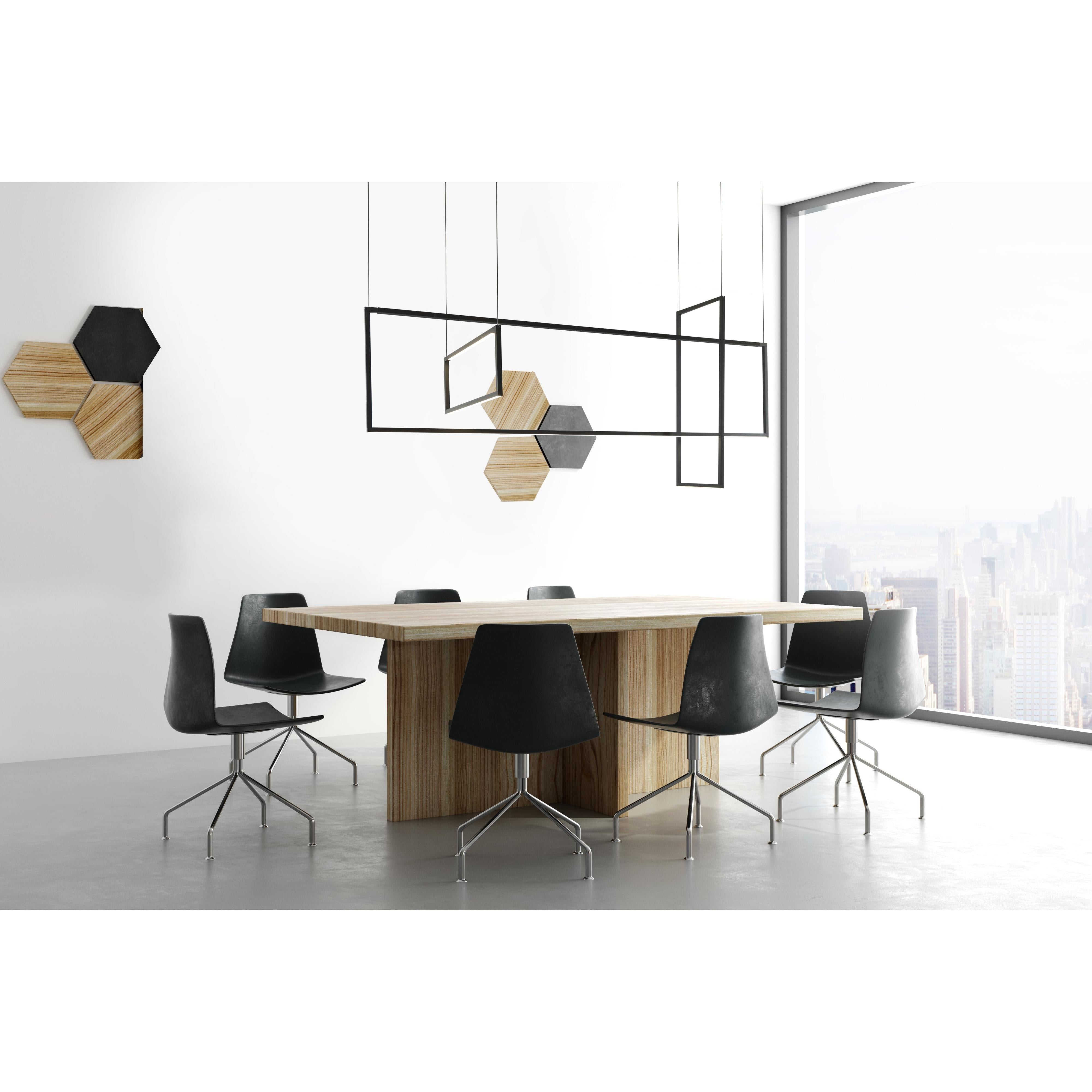 Arkell 56-in Black LED Multi Pendant