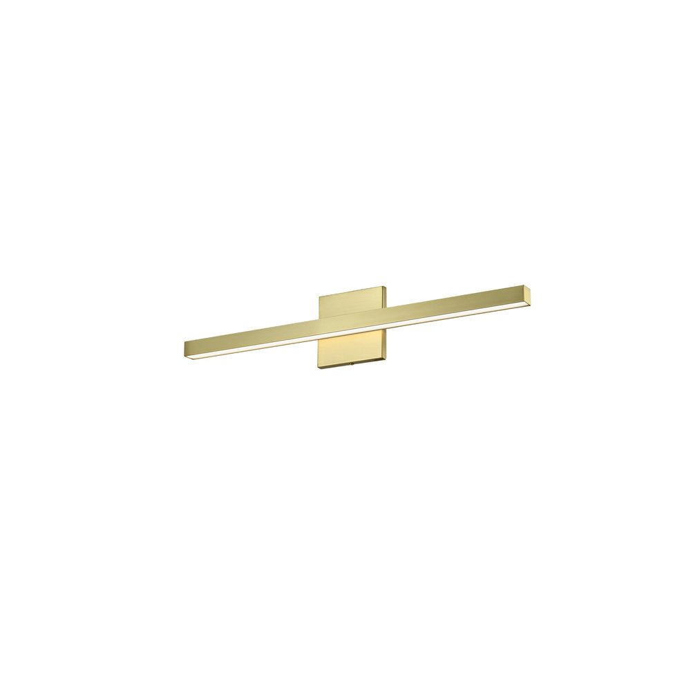 Dainolite ARANDEL ARL-2518LEDW-AGB Bathroom Fixture Modern - Aged Brass