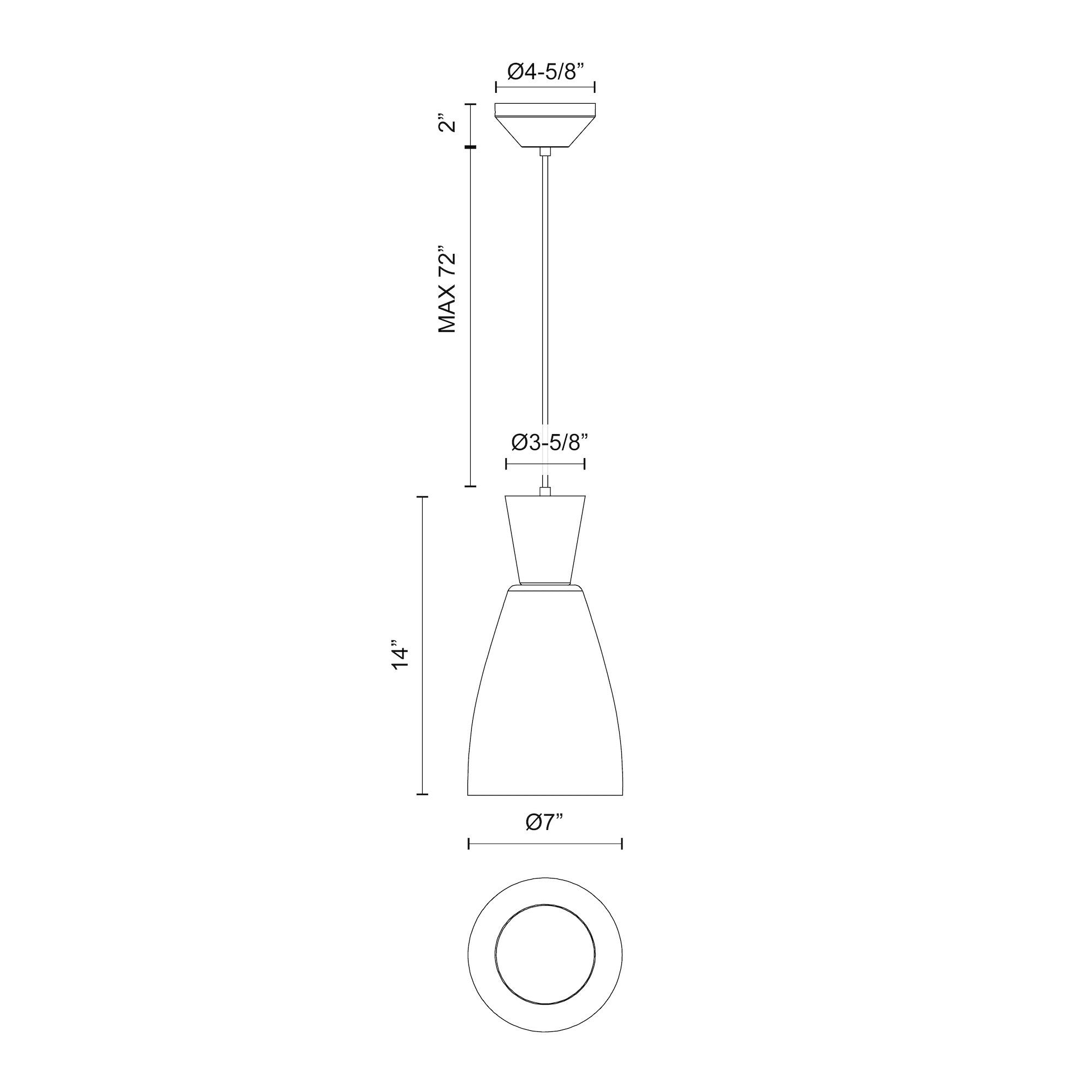 Arlo 7-in Brushed Gold/Clear Glass 1 Light Pendant
