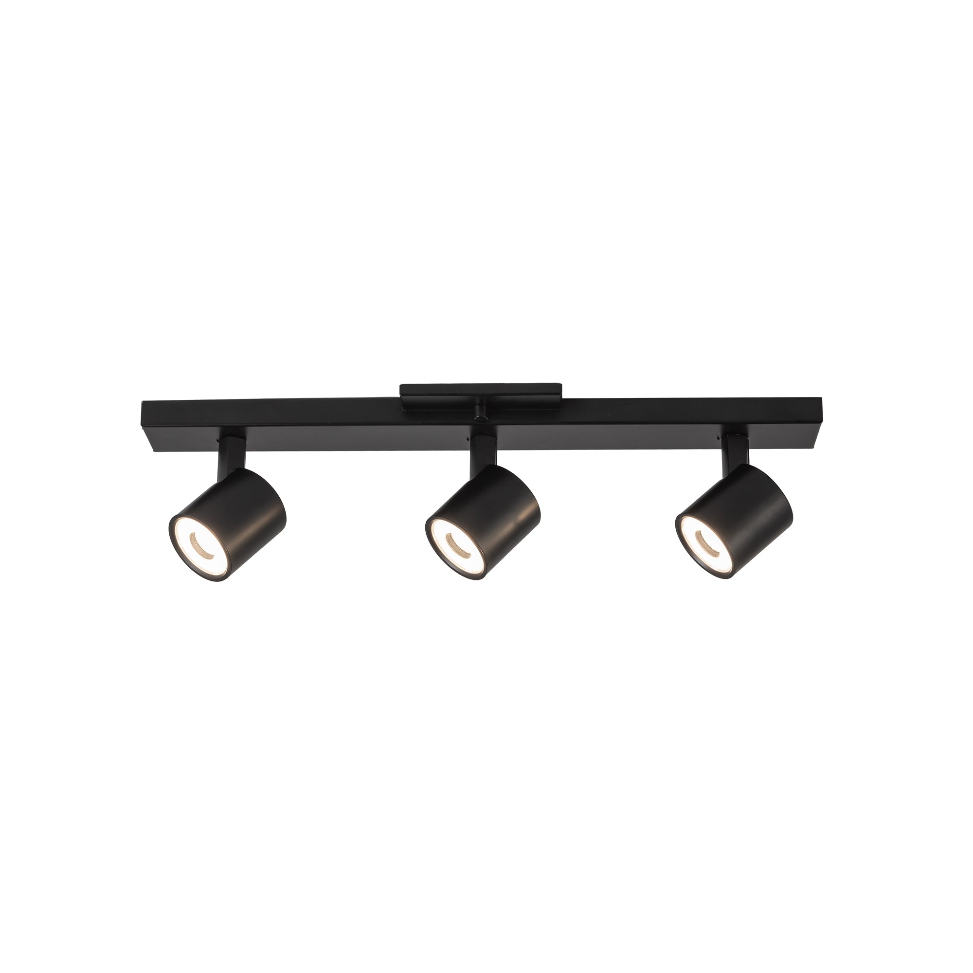 Arnold 3-Head Black LED Track Lights