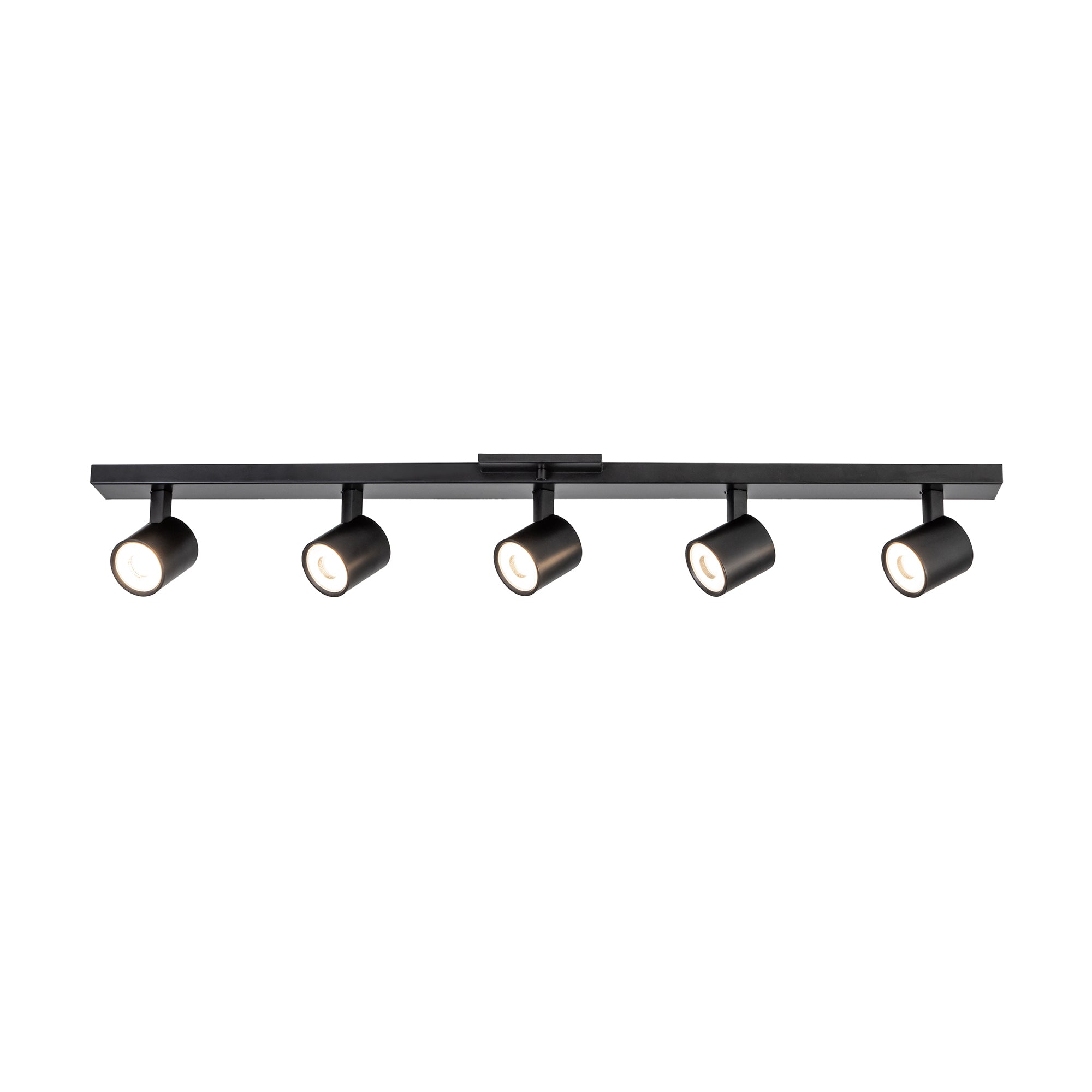Arnold 5-Head Black LED Track Lights