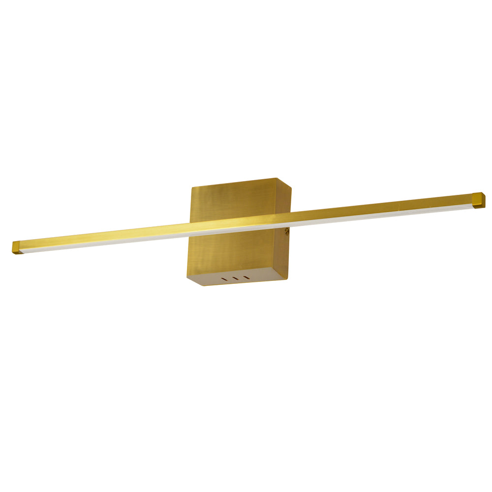 Dainolite ARRAY ARY-3630LEDW-AGB Sconce Modern - Aged Brass