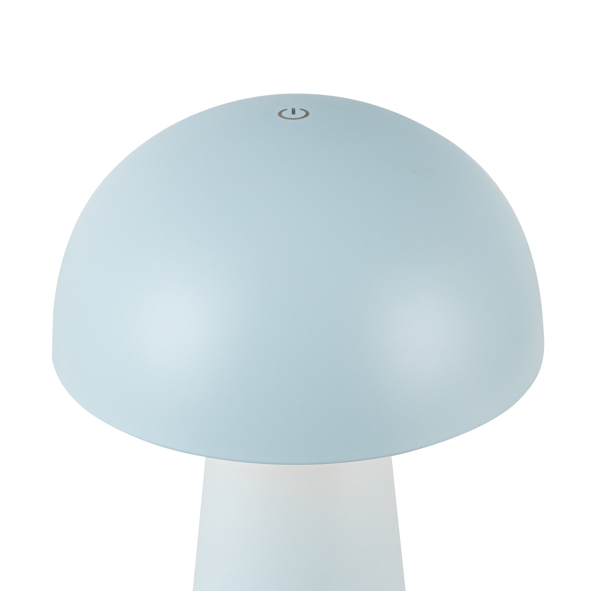 Asher 5-in Sky Blue LED Table Lamp Rechargeable, Portable, Cordless