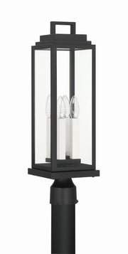 Crystorama Aspen ASP-8919-MK – 6.5 Inch – 4 Light – Outdoor – Matte Black – Wet Rated