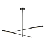 Astrid 2 Head Metal Shade/Urban Bronze LED Multi Pendant