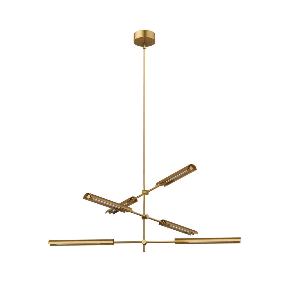 Alora Lighting ASTRID MP316406VBMS Pendant Traditional - Vintage Brass