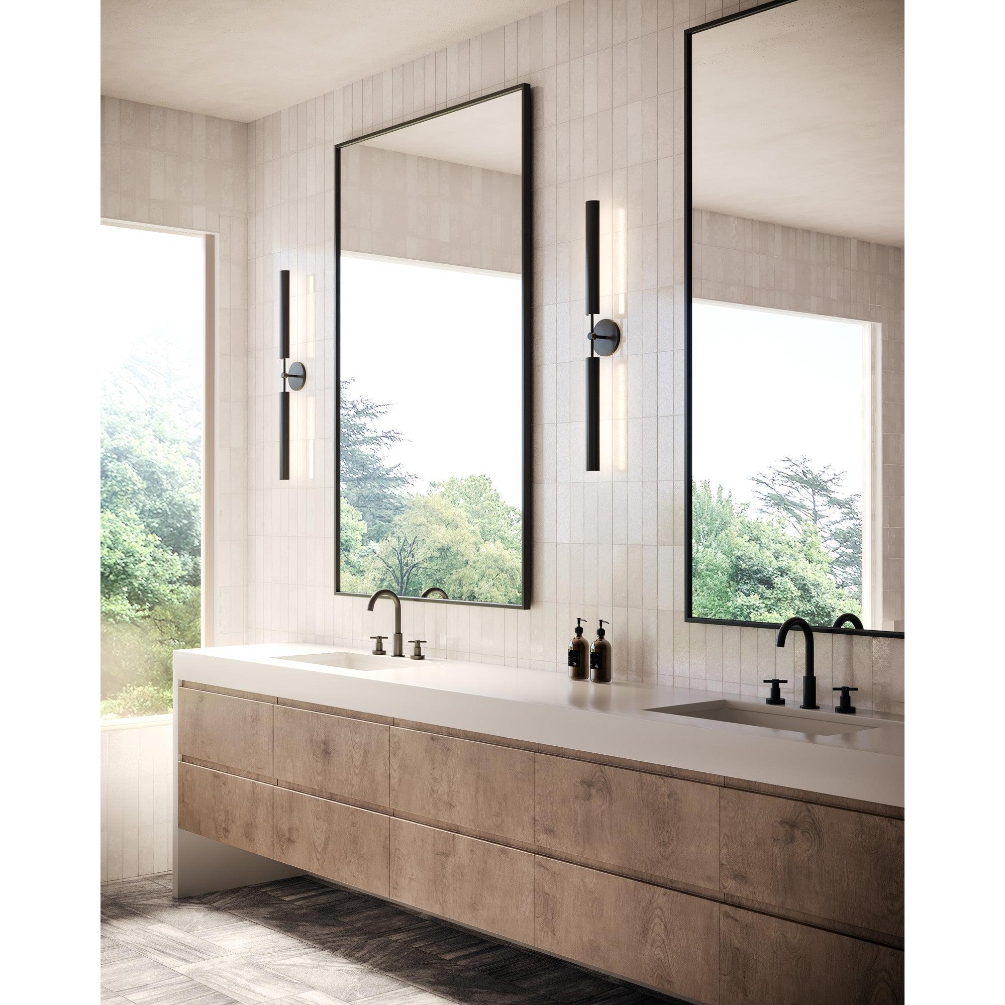 Astrid 2 Head Metal Shade/Urban Bronze LED Wall/Vanity