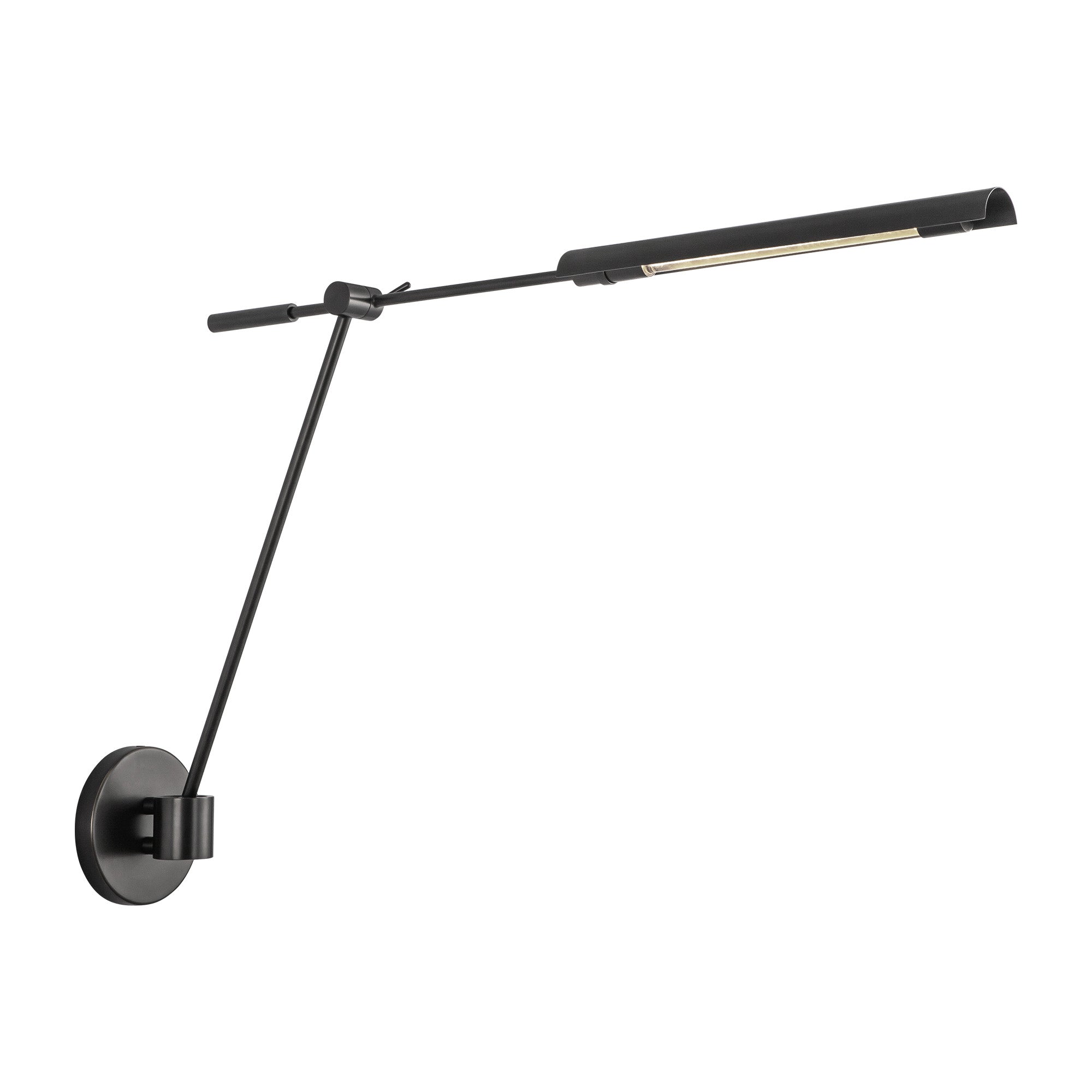 Astrid 33-in Metal Shade/Urban Bronze LED Wall/Vanity