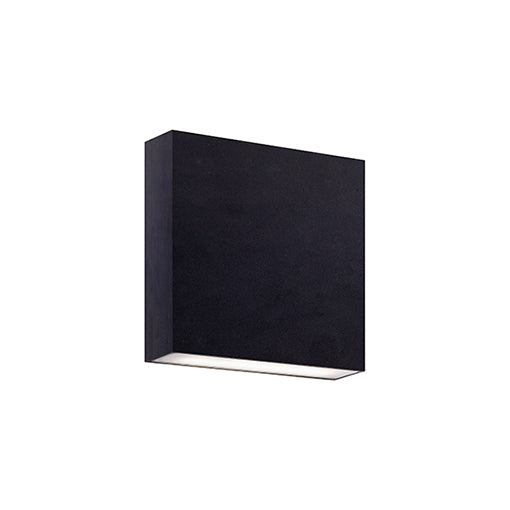 Mica 6-in Black LED All terior Wall
