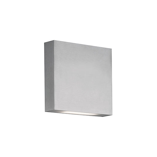 Mica 6-in Brushed Nickel LED All terior Wall