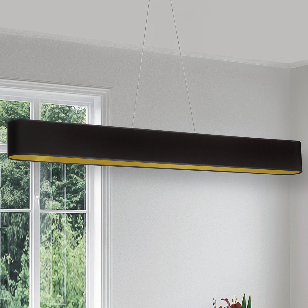 Dainolite AUBREY AUB-R5030HP-MB-698 Pendant Modern - Matte Black