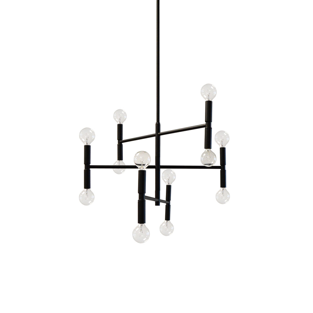 Dainolite AVA AVA-2012C-MB Chandelier Modern - Matte Black