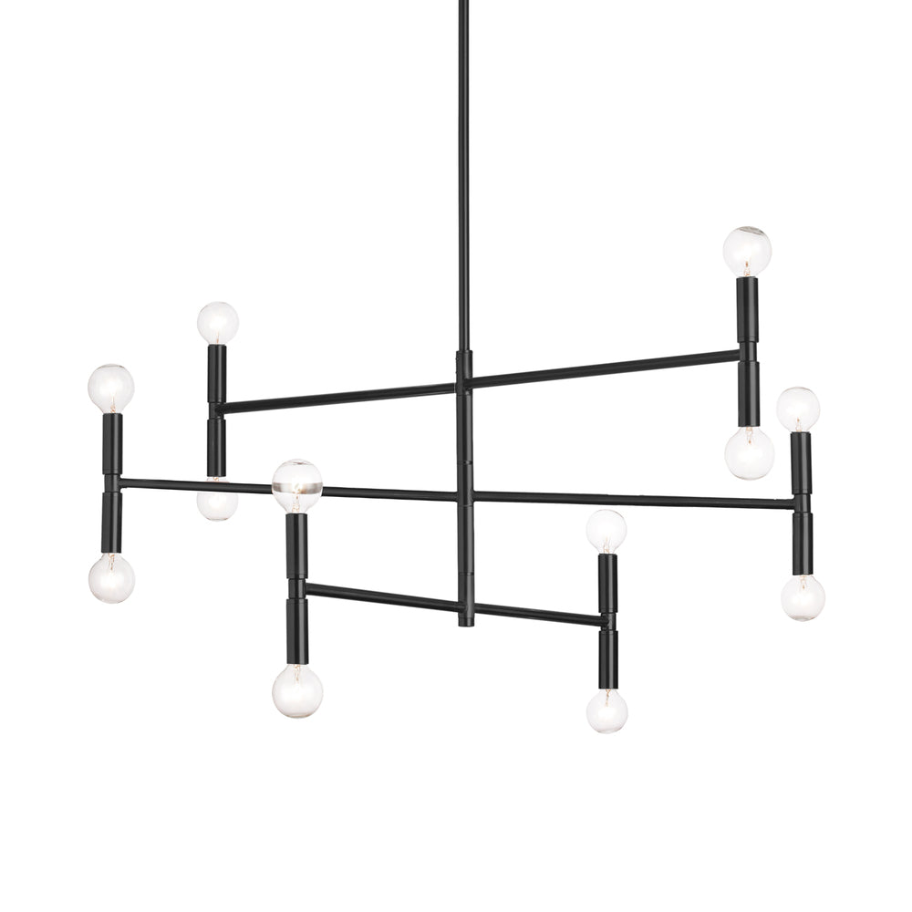 Dainolite AVA AVA-3012C-MB Chandelier Modern - Matte Black