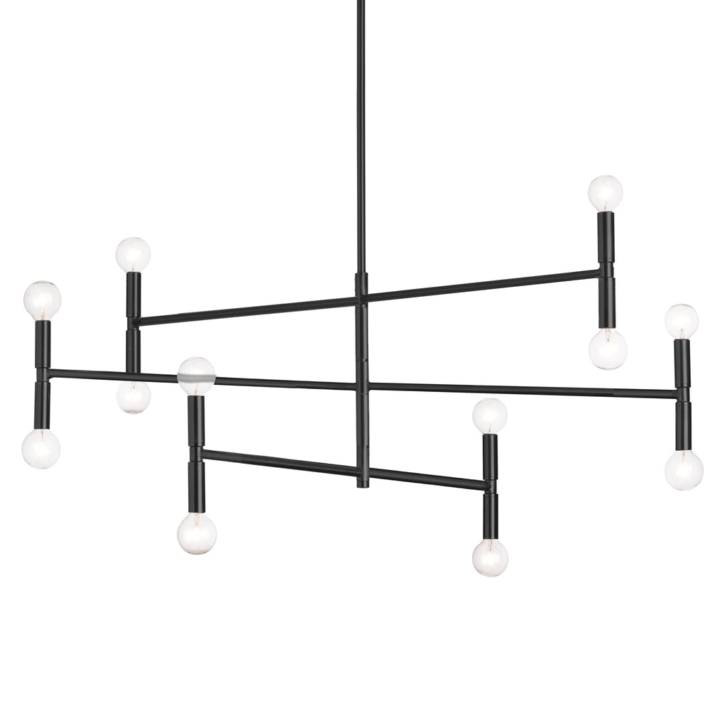 Dainolite AVA AVA-4012C-MB Chandelier Modern - Matte Black