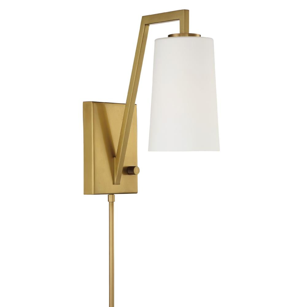 Crystorama AVON AVO-B4201-AG Sconce Contemporary - Aged Brass