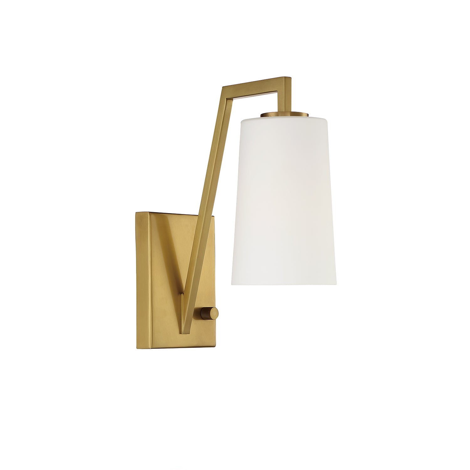 Crystorama Avon AVO-B4201-AG – 5 Inch – 1 Light – Sconce – Aged Brass – Dry Rated