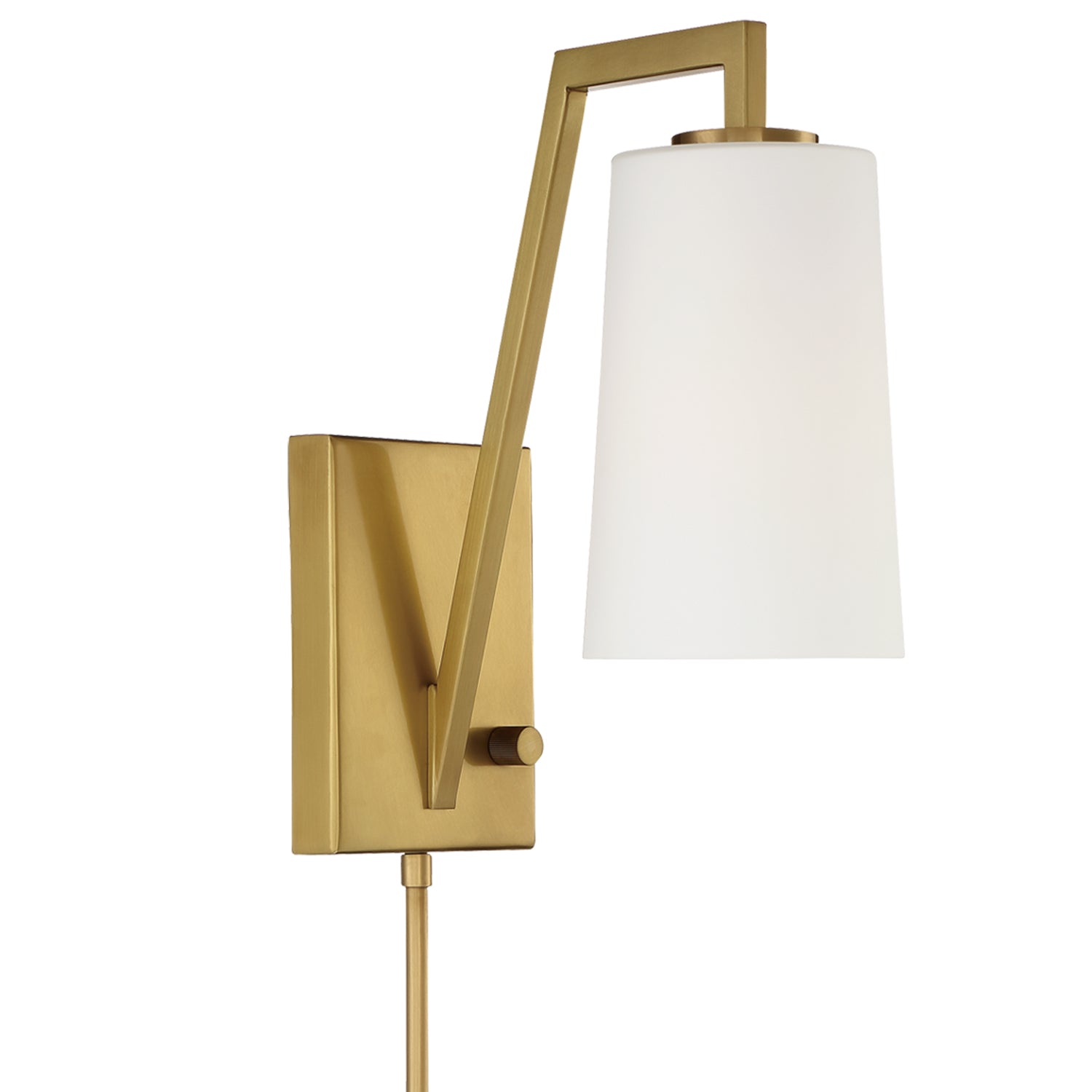 Crystorama Avon AVO-B4201-AG – 5 Inch – 1 Light – Sconce – Aged Brass – Dry Rated