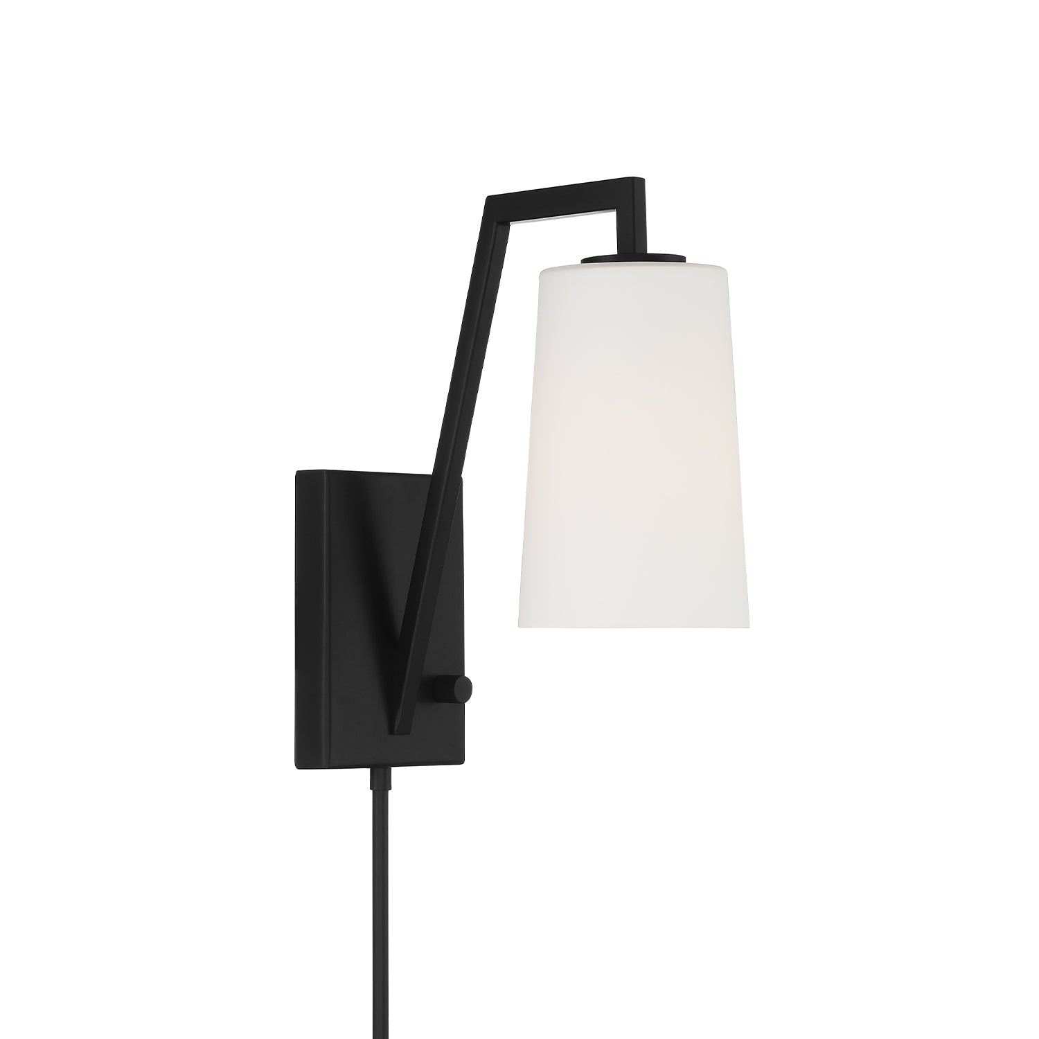 Crystorama Avon AVO-B4201-MK – 5 Inch – 1 Light – Sconce – Matte Black – Dry Rated