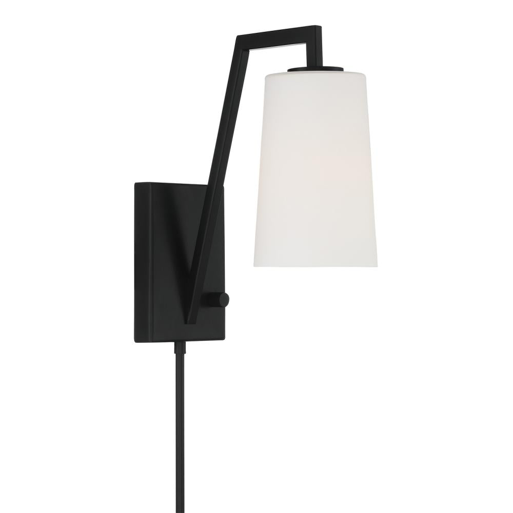 Crystorama AVON AVO-B4201-MK Sconce Contemporary - Matte Black