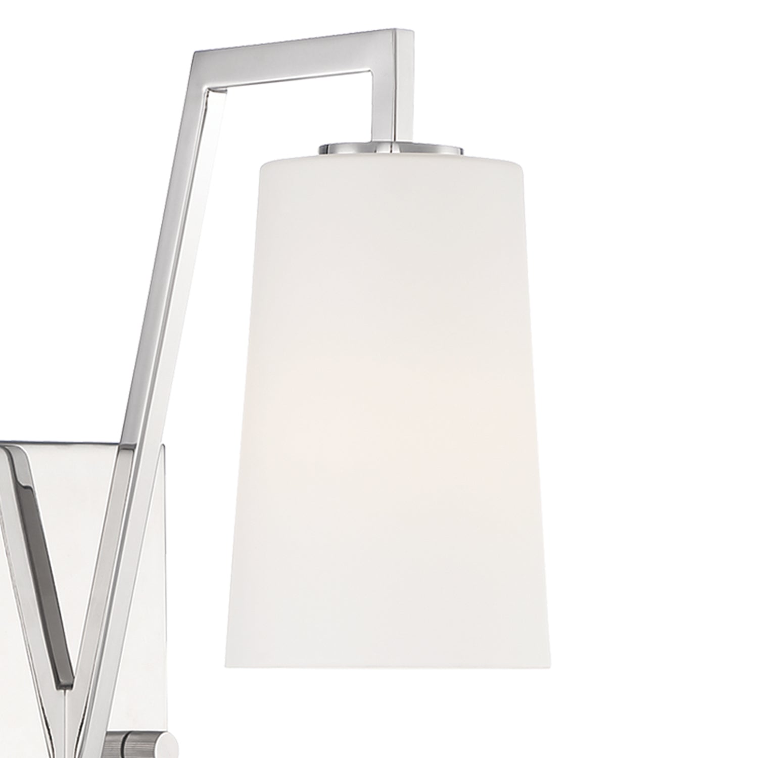 Crystorama Avon AVO-B4201-PN – 5 Inch – 1 Light – Sconce – Polished Nickel – Dry Rated