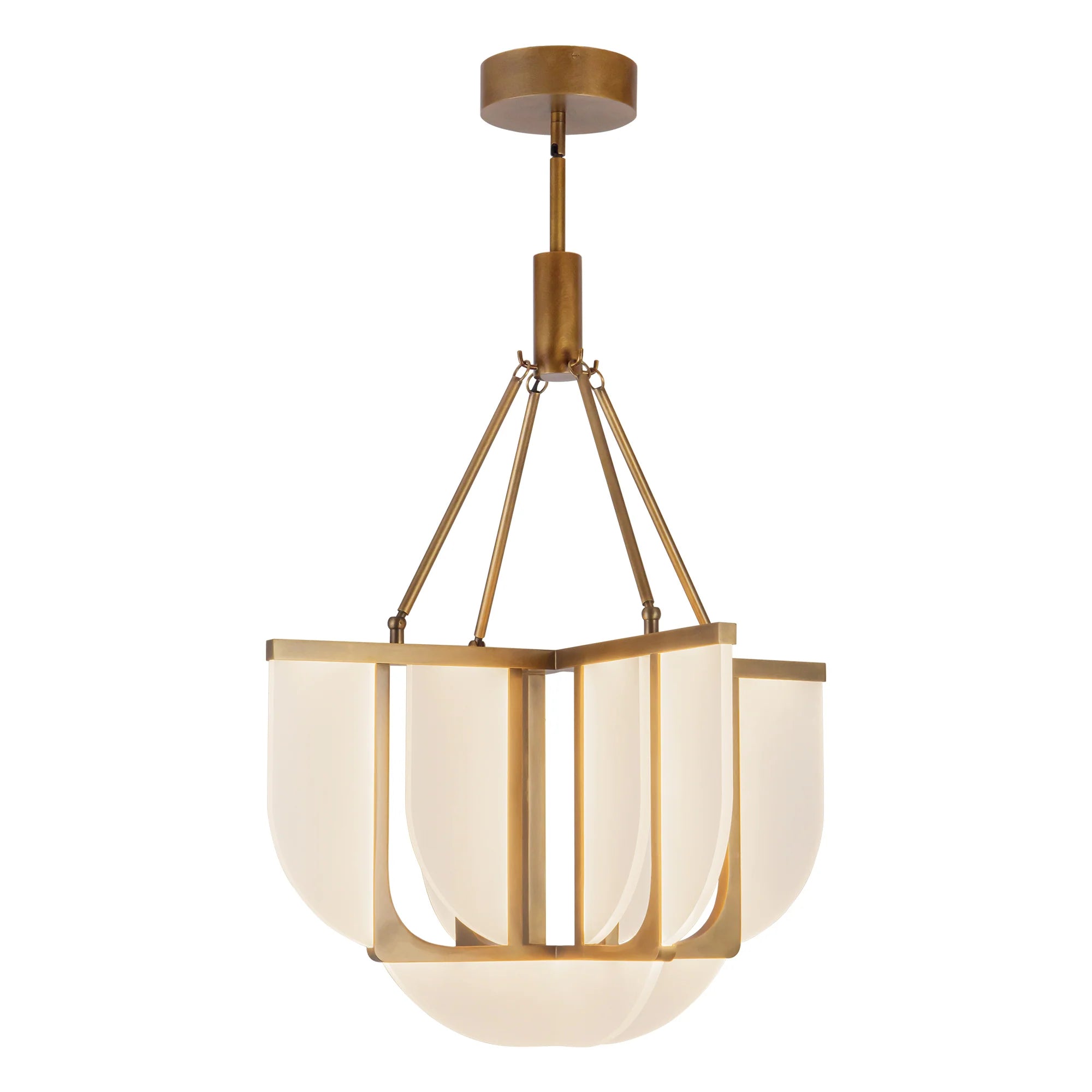 Anders 24-in Chandelier - Vintage Brass