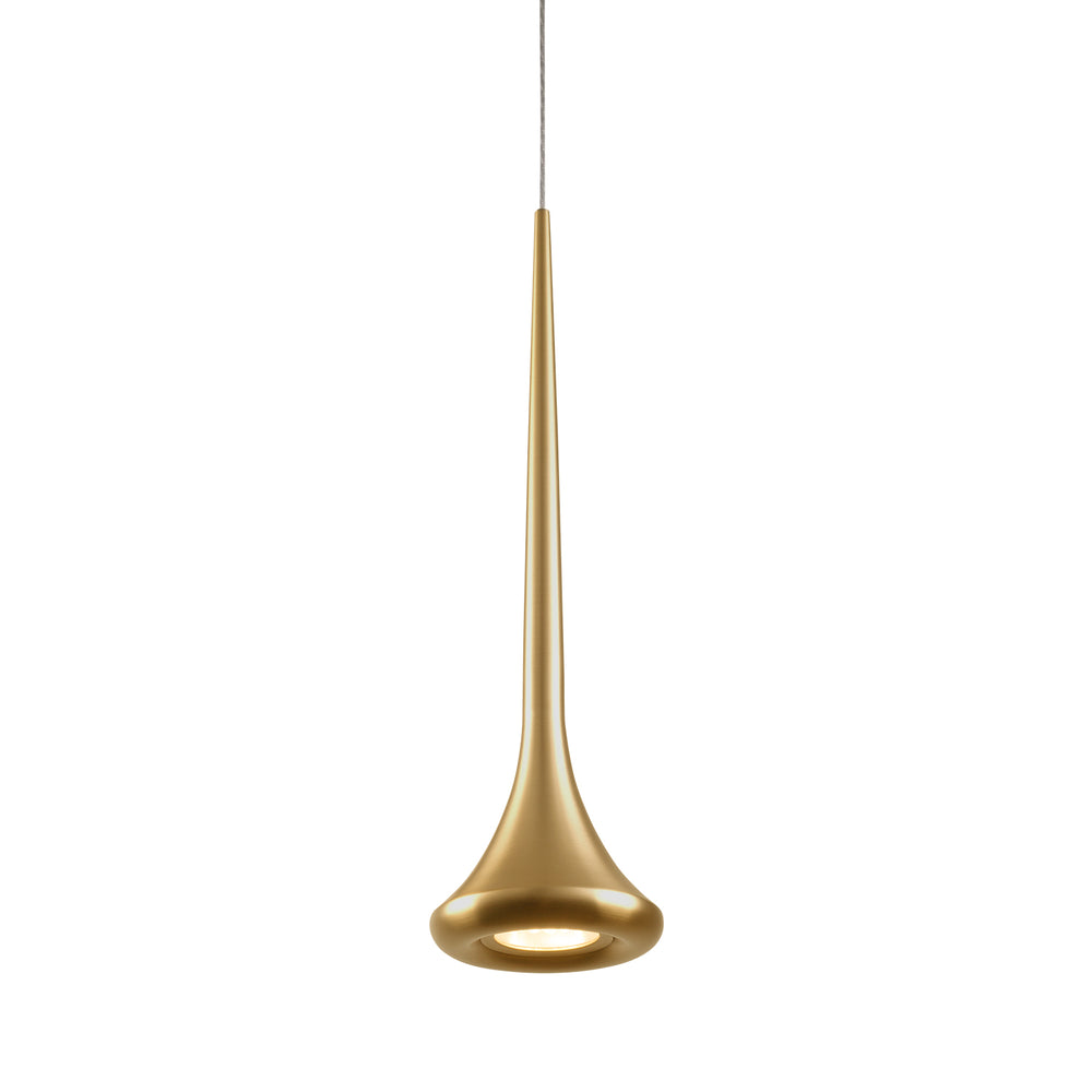 Kuzco Lighting 402601BG-LED Pendant, LED, 5-in, Brushed Gold