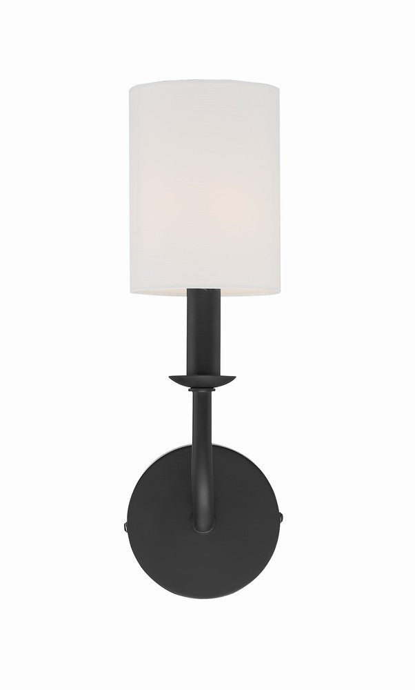 Crystorama BAILEY BAI-A2101-MK Sconce Modern - Matte Black